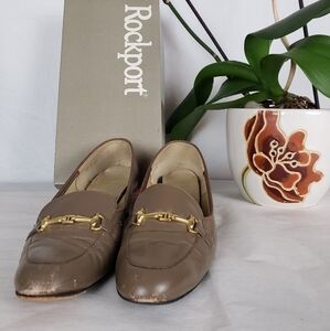 Rockport Low Walking Office Heels Bone 8 GUC